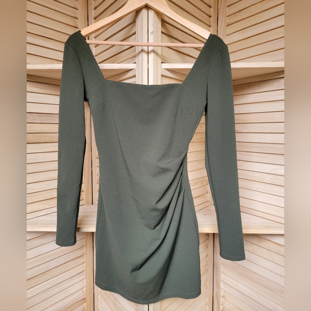 Olive green mini dress Windsor NEVER WORN